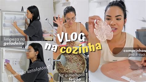 Limpeza Completa Da Geladeira Vlog Cozinhando Fiz Feij O E