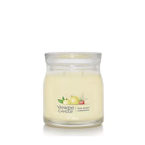 Iced Berry Lemonade Yankee Candle Candela Media Signature Elisir