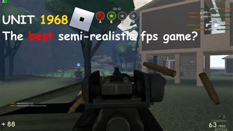 One Of The Best Semi Realistic Fps Games On Roblox Unit Youtube