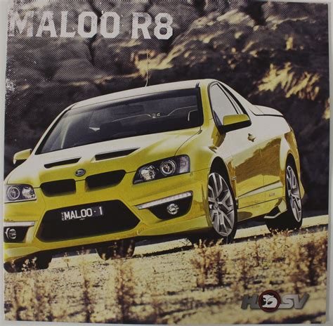 HSV VE Maloo R8 Brochure