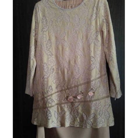Baju Kurung Nude Color Shopee Malaysia