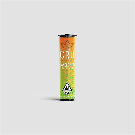 Cru Cannabis Triangle Kush 0 5g Indica Pre Roll Leafly