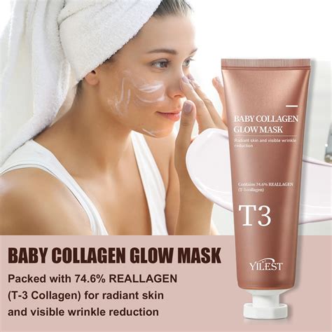 T Collagen Mask T Baby Collagen Glow Mask Korean Face Mask Make Glowy