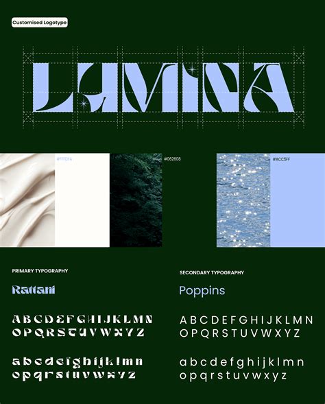 Lumina Skincare Brand Identity Behance