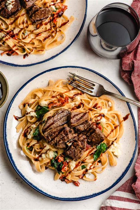 Steak Pasta With Gorgonzola Neighborfood