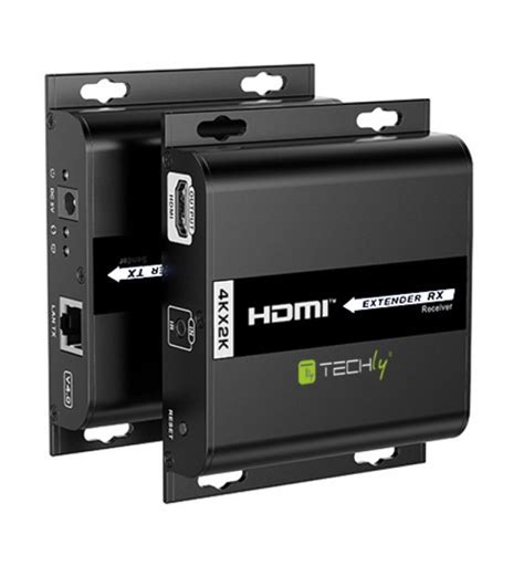 Kit Extender HDMI Over IP Cu PoE IR 4K UHD Pana La 120m Prin Cablu