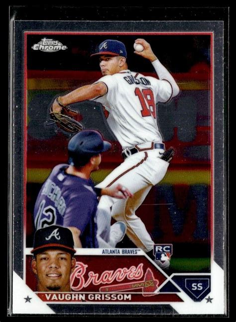 2023 Topps Chrome Vaughn Grissom Rookie Atlanta Braves 48 EBay