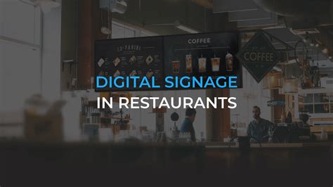 Digital Signage In Restaurants Itesmedia