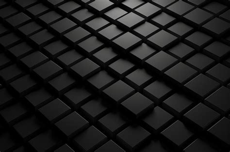 Premium Photo | Minimalistic Grid Desktop Wallpaper Sleek Black