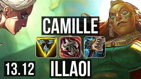 CAMILLE Vs ILLAOI TOP 22 1 4 12 Solo Kills Legendary 1 5M