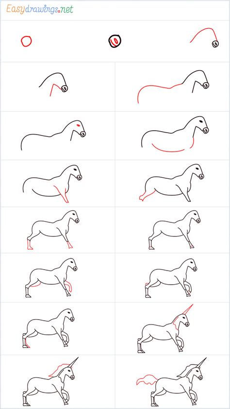 How To Draw A Unicorn Step by Step - [17 Easy Phase]