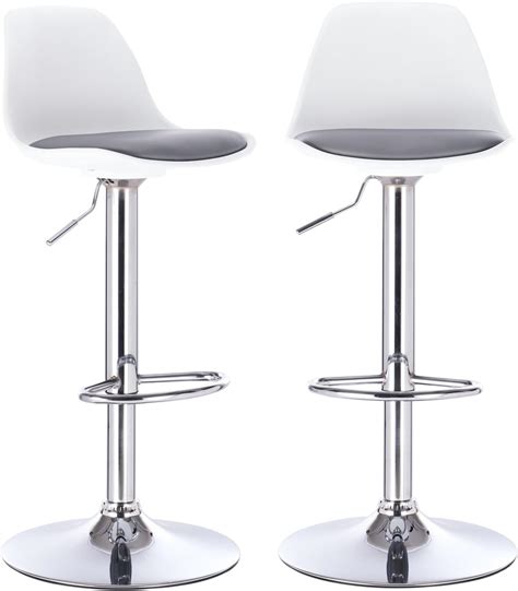 KAYELLES Tabourets De Bar Cuisine Design SIG Lot De 2 Chaises De Bar