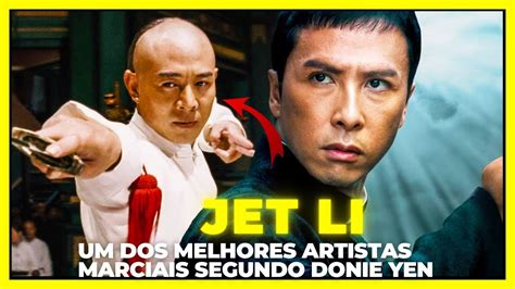 Jet Li O Artista Marcial Considerado O Mestre Das Armas L Em