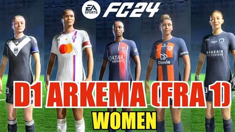 All D Arkema Player Faces And Ratings Women S French League Eafc