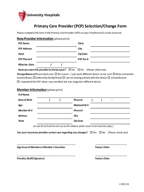 Fillable Online Fideliscare OrgProviderMember Primary Care