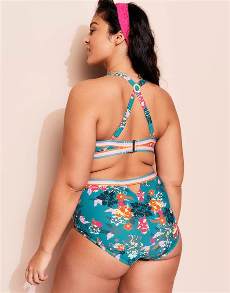 Gisele Floral Blue Plus Bikini Xl X Adore Me