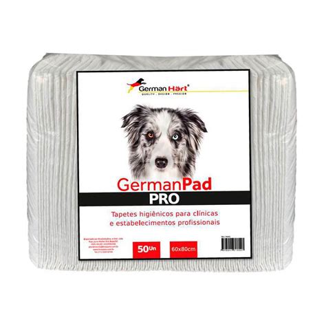 Tapete Higiênico German Hart Pad Pro para Cães 80x60 50 Unid