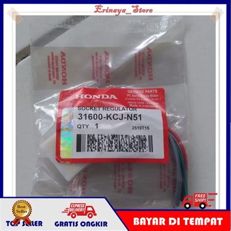 Jual ORIGINAL AHM Soket Socket Kiprok Fiting Regulator Motor Honda