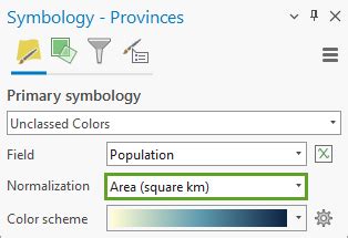 Diseñar simbología para un mapa temático en ArcGIS Pro Learn ArcGIS