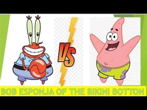 PATRICIO Y SR CANGREJO Bob Esponja For Bikini Botton YouTube