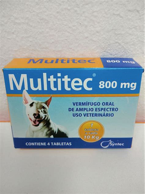 MULTITEC 800MG TABLETA ORAL CAJA X 4 UND ANTIPARASITARIO INTERNO AMPLIO