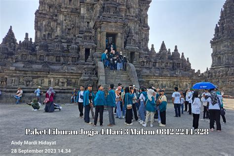 Paket Tour Jakarta Jogja 4D3N Wisata Jogja 4 Hari 3 Malam