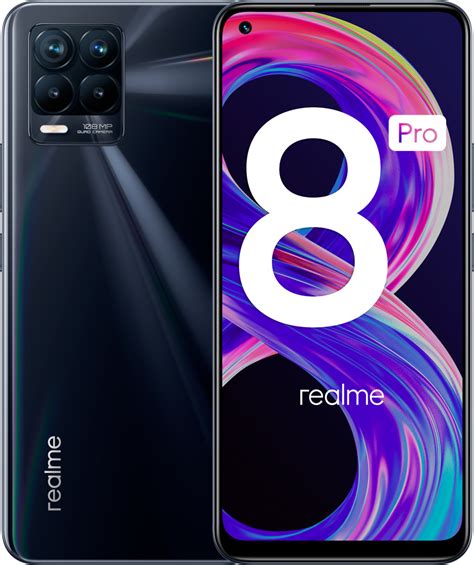 Смартфон Realme 8 Pro 6/128Gb Black: купить по цене 2 490 рублей в ...