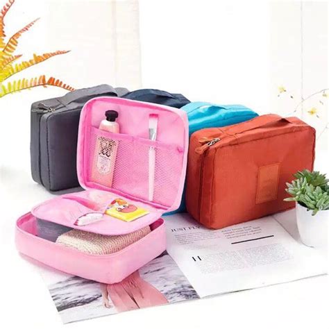 Jual Tas Kosmetik Bag Travelling Cosmetic Organizer Pouch Tas Monopoly