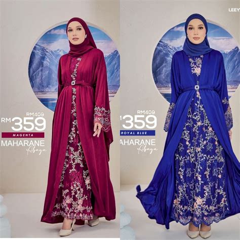 Maharane Abaya Leeyanarahman Raya 2023 Women S Fashion Muslimah