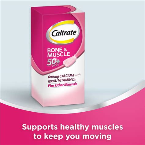 Buy Caltrate Bone And Muscle 50 100 Tablets Online At Chemist Warehouse®