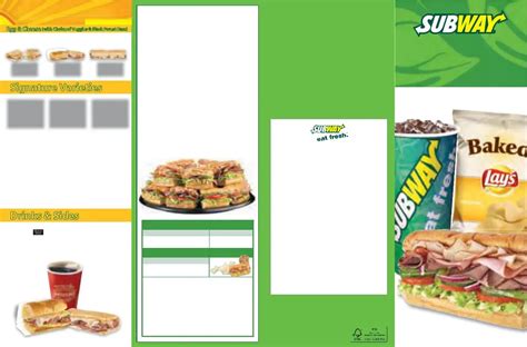 Subway Order Form ≡ Fill Out Printable Pdf Forms Online