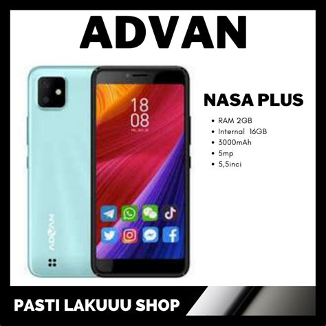 Jual Advan Nasa Plus Gb Gb Garansi Resmi Shopee Indonesia