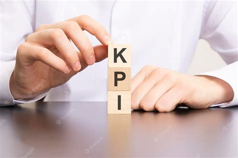 Premium Photo Kpi Key Performance Indicator Text On Cube Blocks In