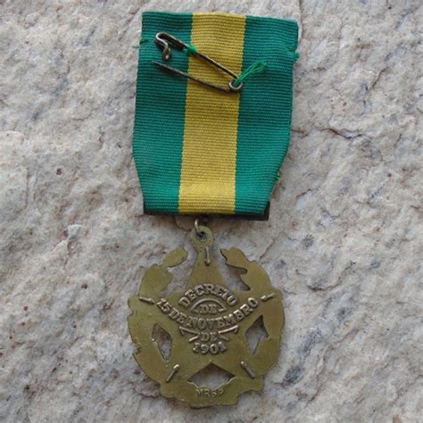 Nw Medalha Militar Brasileira Em Bronze De Anos Schmidt