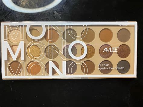 Amuse Mono Eye Shadow Palette 21 Nude Neutral Colors EBay