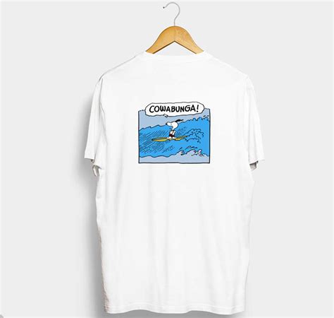 Snoopy Lets Surf Cowabunga T Shirt Km Kendrablanca