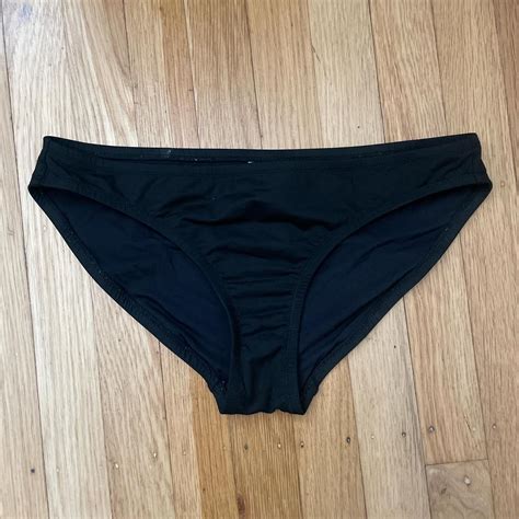 Black Jcrew Xs Swim Bikini Bottoms Depop