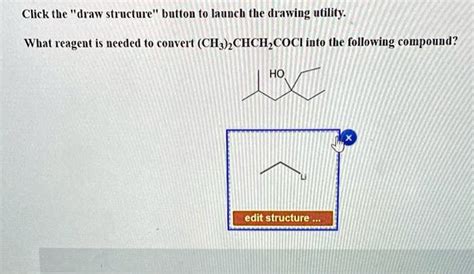 Solved Click The Draw Structurebutton To Launch The Drawing Utility