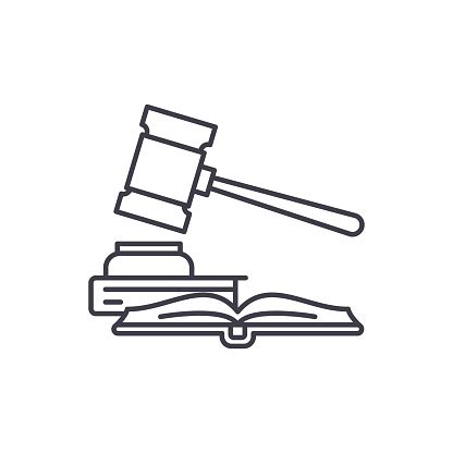 konsep ikon garis kekayaan intelektual ilustrasi linier vektor kekayaan