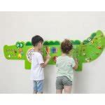 Buy Viga Wooden Activity Wall Panel Toy Crocodile Design Next Day