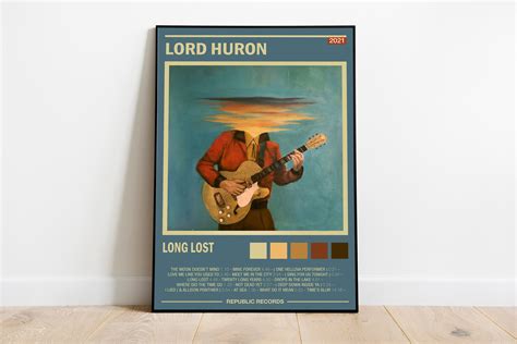 Lord Huron Poster Lord Huron Album Cover Long Lost Album Wall Art Home ...