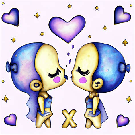 Kawaii Chibi Valentines Day Cartoon Illustration · Creative Fabrica