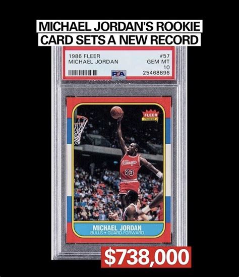 1986 Fleer Basketball Michael Jordan ROOKIE RC 57 BGS 9 Mint EBay