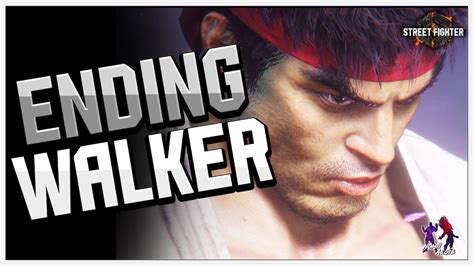 SF6 ENDING WALKER RYU COMPILATION MASTERING EVERY MOVE IN STYLE