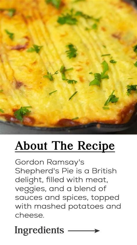 Perfect Gordon Ramsay S Shepherd S Pie Recipe Thefoodxp Recipe