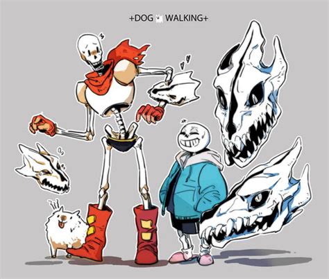 Undertale fanart- dog walking by wraith615 on DeviantArt