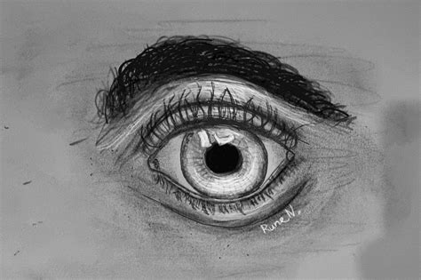 Eye drawing with pencil by Runeny75 on DeviantArt