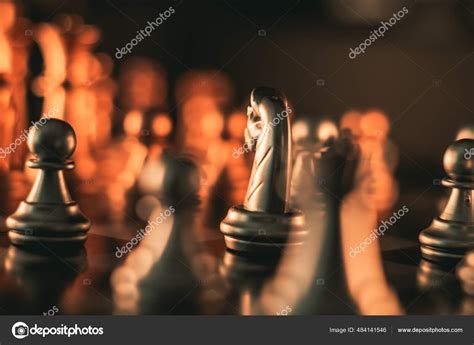 Black Chess Pieces Chessboard Stock Photo by ©Wirestock 484141546