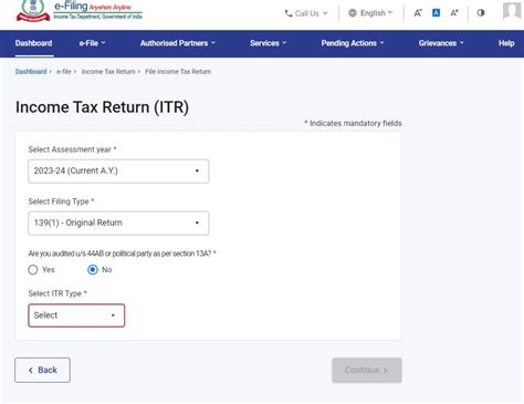 Itr Filing For Fy 2022 23 Ay 2023 24 Started In Income Tax Portal