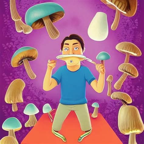 Viktor Orb N Eating Mushrooms By Jeremiah Ketner And Stable Diffusion